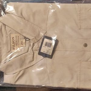NWT Filson short sleeve shirt snap front